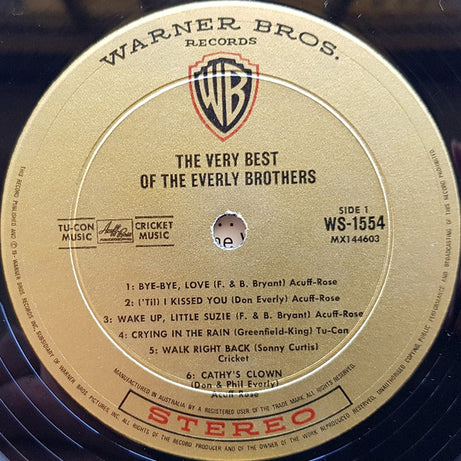 Everly Brothers : The Very Best Of The Everly Brothers (LP, Album)