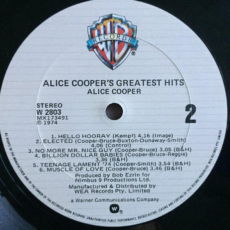 Alice Cooper : Alice Cooper's Greatest Hits (LP, Comp, Gat)