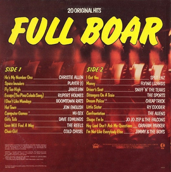 Various : Full Boar (LP, Comp, Ltd)