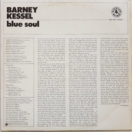 Barney Kessel : Blue Soul (LP, Album)