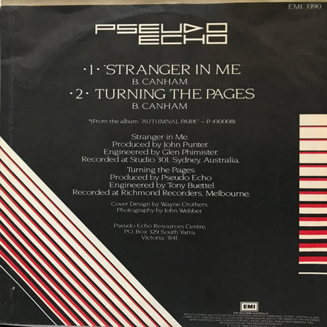 Pseudo Echo : Stranger In Me (7", Single)