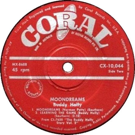 Buddy Holly : Moondreams (7", EP)