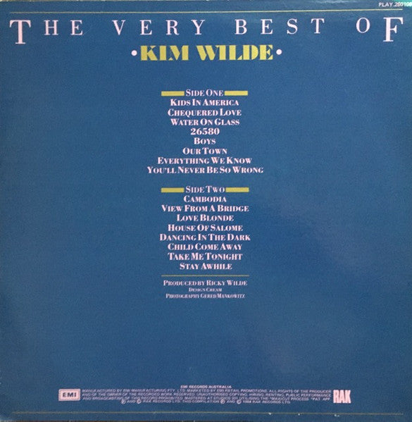 Kim Wilde : The Very Best Of Kim Wilde (LP, Comp)