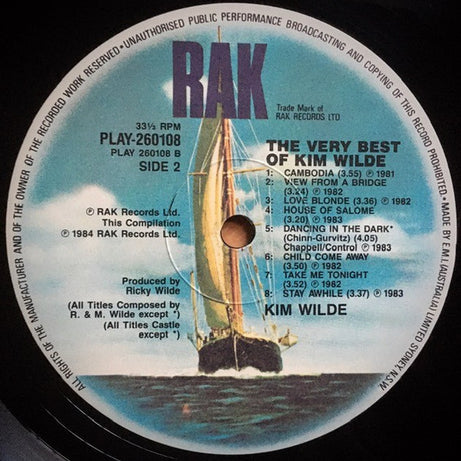 Kim Wilde : The Very Best Of Kim Wilde (LP, Comp)