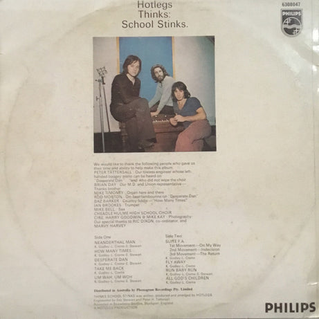 Hotlegs : Thinks School Stinks (LP, Album)