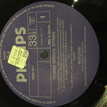 Hotlegs : Thinks School Stinks (LP, Album)