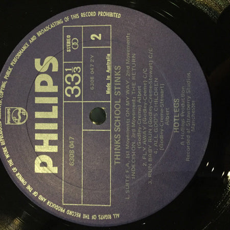 Hotlegs : Thinks School Stinks (LP, Album)