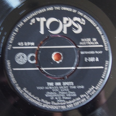 The Ink Spots (2) : The Ink Spots (7", EP)