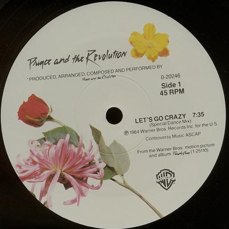 Prince And The Revolution : Let's Go Crazy (12", Maxi, SRC)