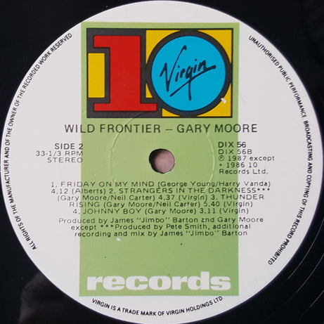 Gary Moore : Wild Frontier (2xLP, Album, Ltd)