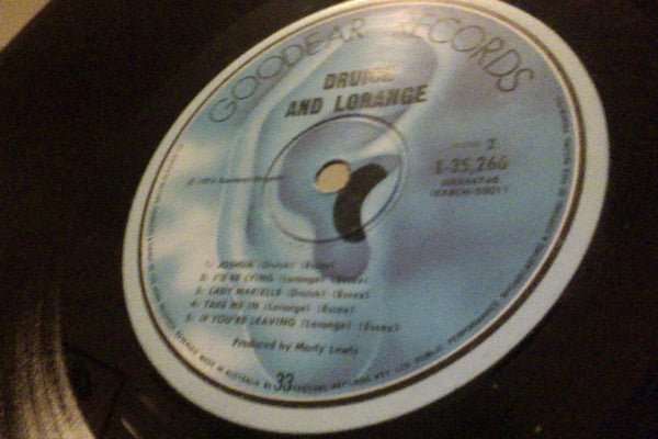 Druick & Lorange : Druick & Lorange (LP, Album, Gat)