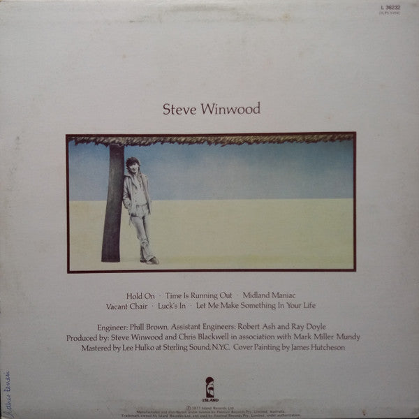 Steve Winwood : Steve Winwood (LP, Album)