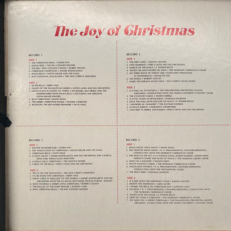 Various : The Joy Of Christmas (4xLP, Comp + Box)