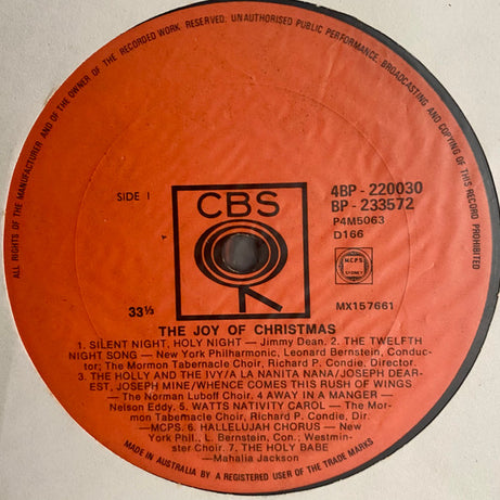 Various : The Joy Of Christmas (4xLP, Comp + Box)