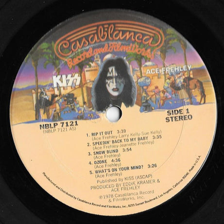 Kiss, Ace Frehley : Ace Frehley (LP, Album, Ter)