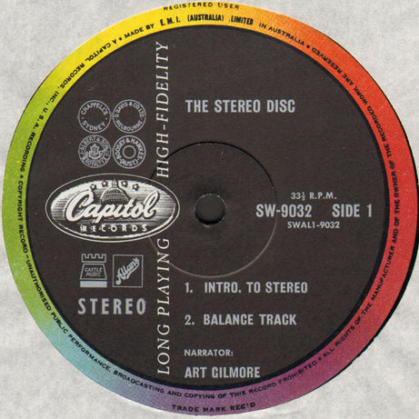 Various : The Stereo Disc (LP, Boo)