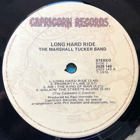 The Marshall Tucker Band : Long Hard Ride (LP, Album)
