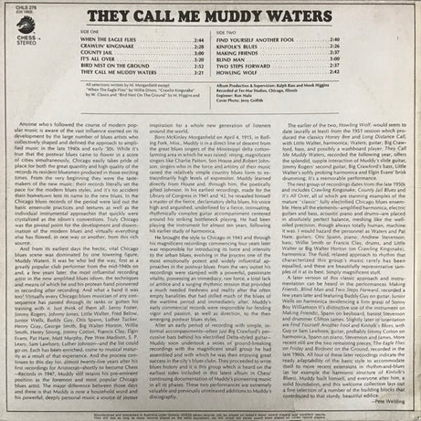 Muddy Waters : They Call Me Muddy Waters (LP, Comp)