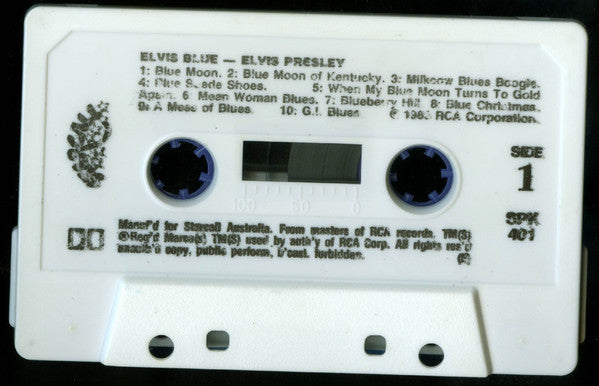Elvis Presley : Elvis Blue (Cass, Comp)