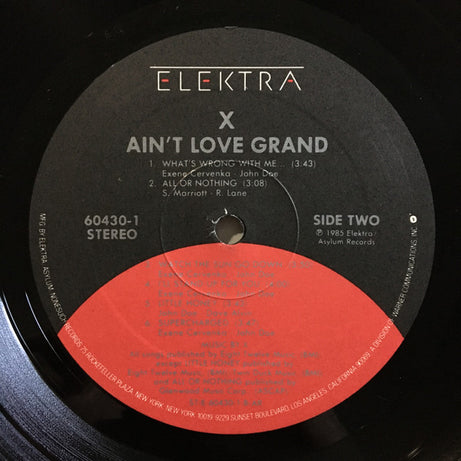 X (5) : Ain't Love Grand (LP, Album, SPA)