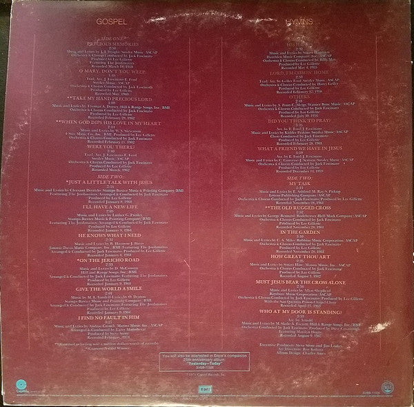 Tennessee Ernie Ford : 25th Anniversary: Gospel - Hymns (2xLP, Comp, Gat)