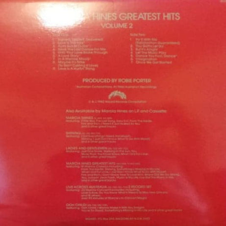Marcia Hines : Greatest Hits Volume 2 (LP, Comp)