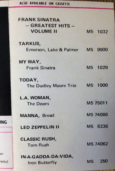 Crosby, Stills, Nash & Young : Déjà Vu (Cass, Album)