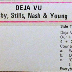 Crosby, Stills, Nash & Young : Déjà Vu (Cass, Album)