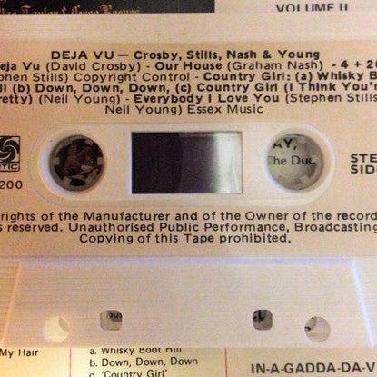 Crosby, Stills, Nash & Young : Déjà Vu (Cass, Album)