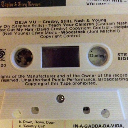 Crosby, Stills, Nash & Young : Déjà Vu (Cass, Album)