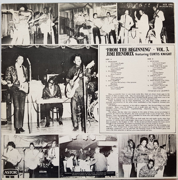 Jimi Hendrix With Curtis Knight : From The Beginning Vol.3 (LP, Comp)