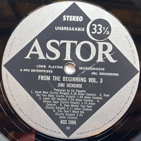 Jimi Hendrix With Curtis Knight : From The Beginning Vol.3 (LP, Comp)