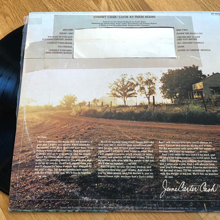 Johnny Cash : Look At Them Beans (LP, Album)