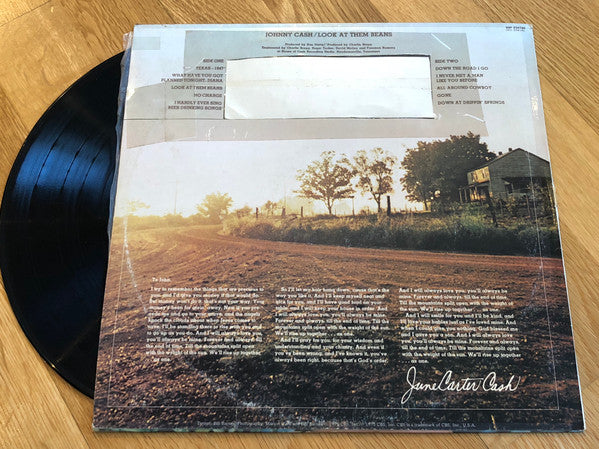 Johnny Cash : Look At Them Beans (LP, Album)