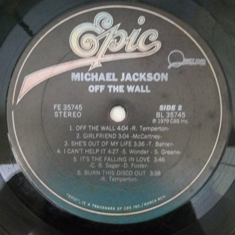 Michael Jackson : Off The Wall (LP, Album, Gat)