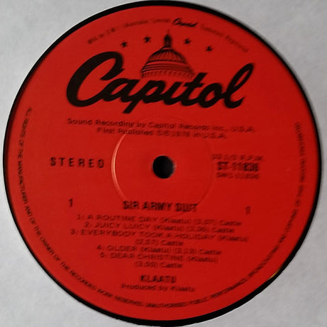 Klaatu : Sir Army Suit (LP, Album)