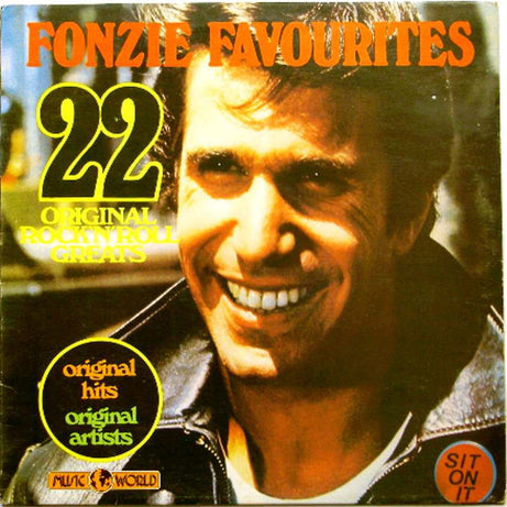 Various : Fonzie Favourites - 22 Original Rock 'n' Roll Greats (LP, Comp, Mono, P/Unofficial)