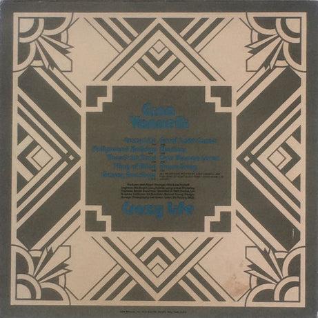 Gino Vannelli : Crazy Life (LP, Album, Ter)