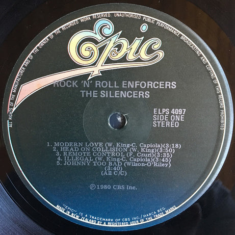 The Silencers (2) : Rock N' Roll Enforcers (LP, Album)
