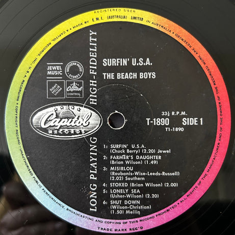 The Beach Boys : Surfin' USA (LP, Album, Mono)