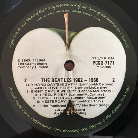 The Beatles : 1962-1966 (2xLP, Comp)