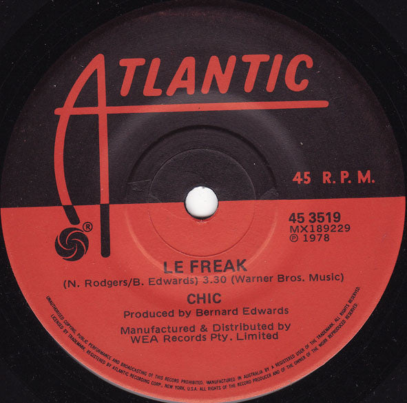 Chic : Le Freak / Savoir Faire (7", Single)