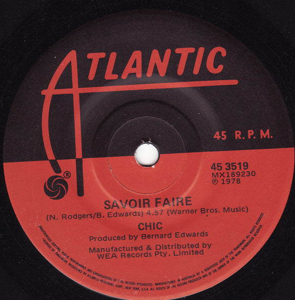 Chic : Le Freak / Savoir Faire (7", Single)