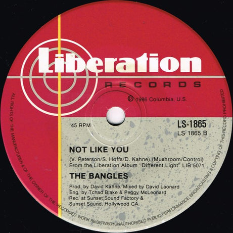 Bangles : Walk Like An Egyptian (7", Single)