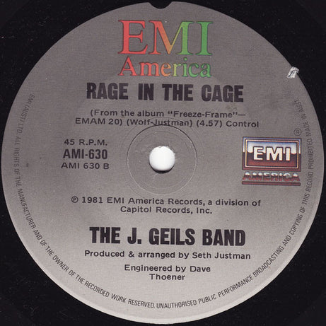 The J. Geils Band : Centrefold (7", Single, Gre)