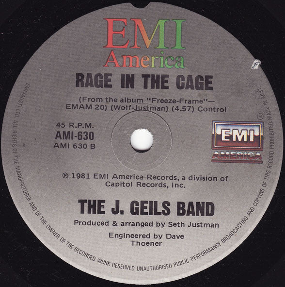 The J. Geils Band : Centrefold (7", Single, Gre)
