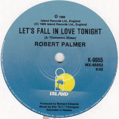 Robert Palmer : Addicted To Love (7", Single)