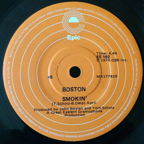 Boston : More Than A Feeling (7", Single)