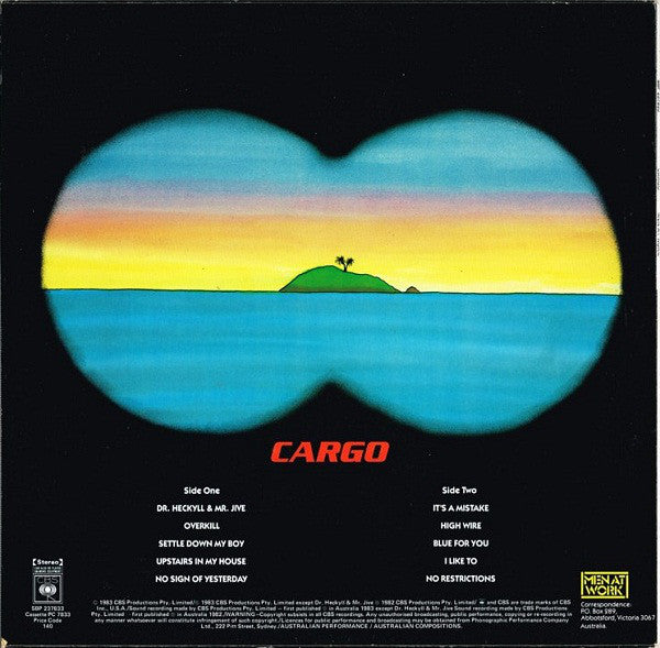 Men At Work : Cargo (LP, Album)