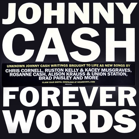 Various : Johnny Cash: Forever Words (2xLP, Album)